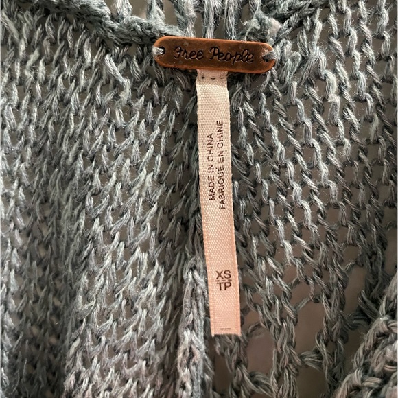 Free People Rhiannon Open Front Knit Poncho - Picture 6 of 6